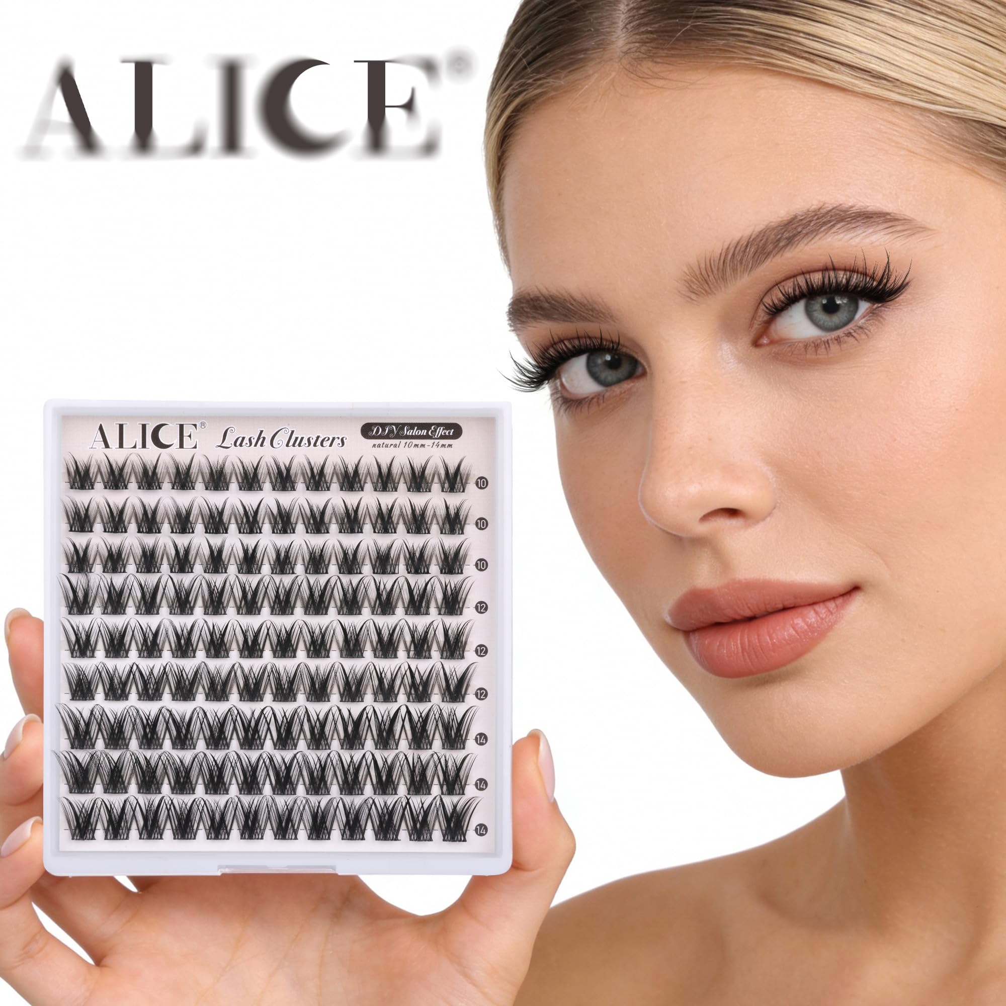 ALICE Lash Clusters secure wear that stays put through the day