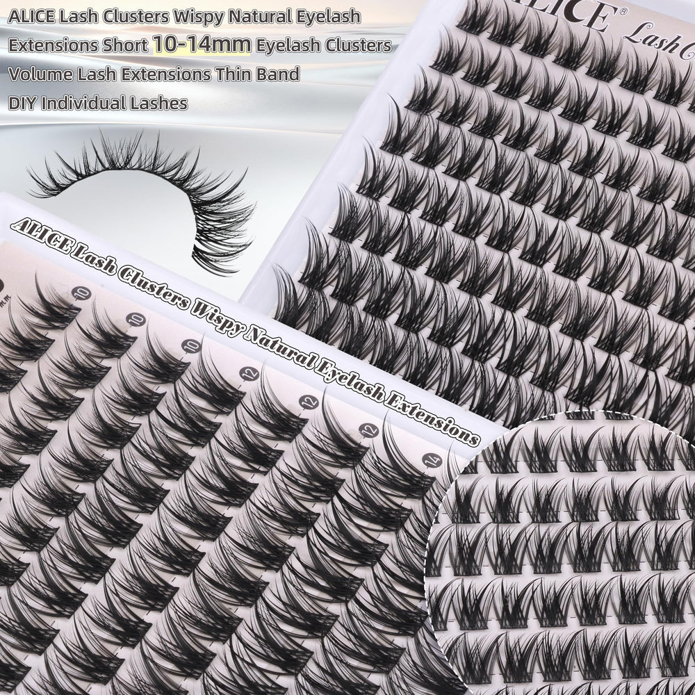 ALICE Lash Clusters soft-texture lashes with believable volume