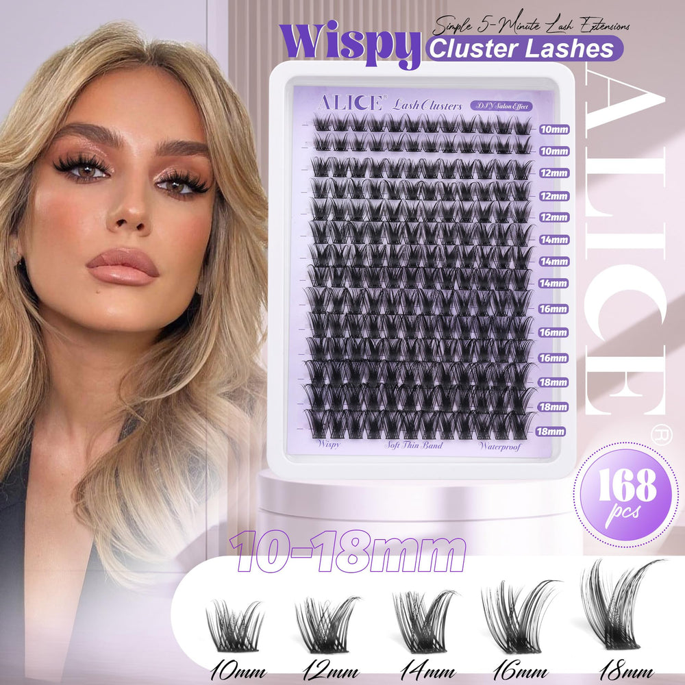 ALICE Lash Clusters soft thin band close-up offering comfortable wear.