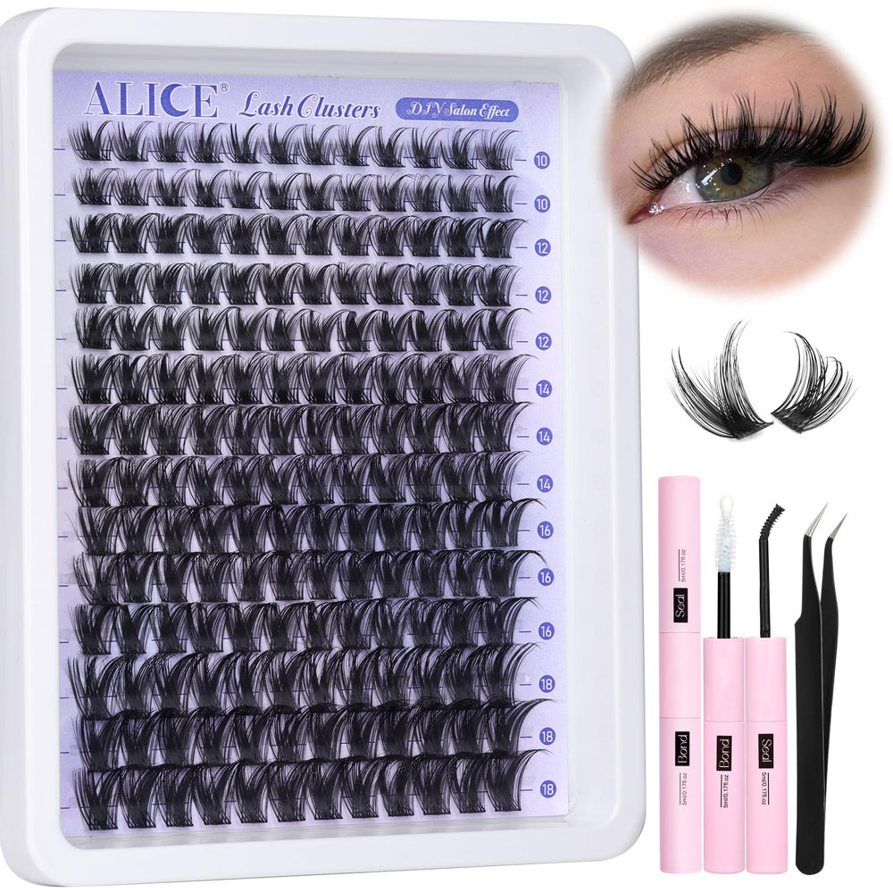 ALICE Lash Clusters Wispy Extensions for salon-quality results at home