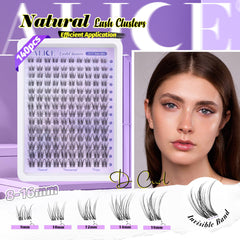 ALICE lash clusters in wispy style for soft daily wear
