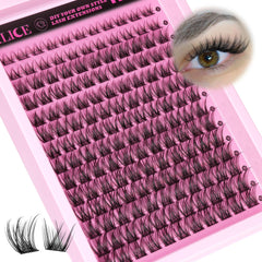 ALICE natural cluster eyelashes 154pcs for versatile DIY styles and day-to-night looks.