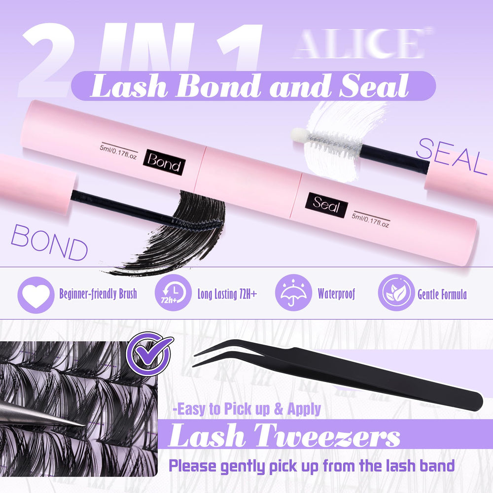 ALICE Natural wispy looks idea for everyday wear and events.