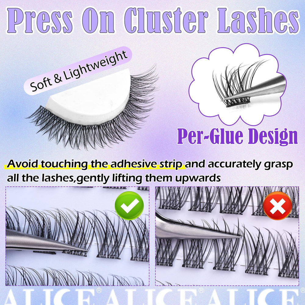 ALICE 120-piece lash kit for versatile styling options