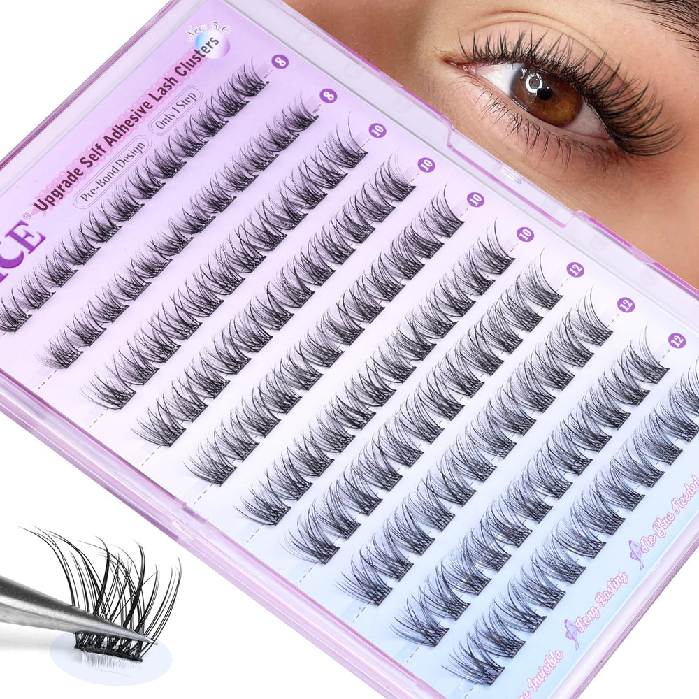 ALICE self-adhesive lash clusters for natural daytime glamour