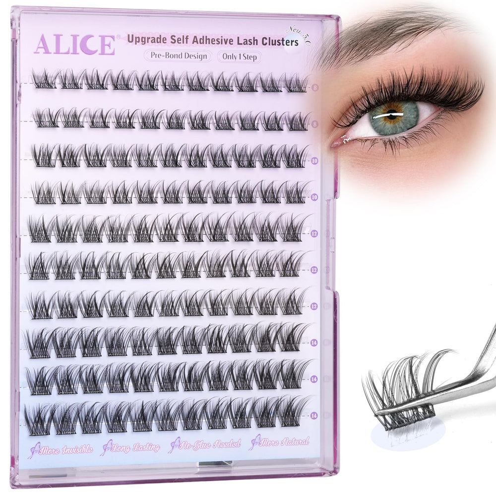 ALICE self-adhesive lashes deliver comfortable all-day wear