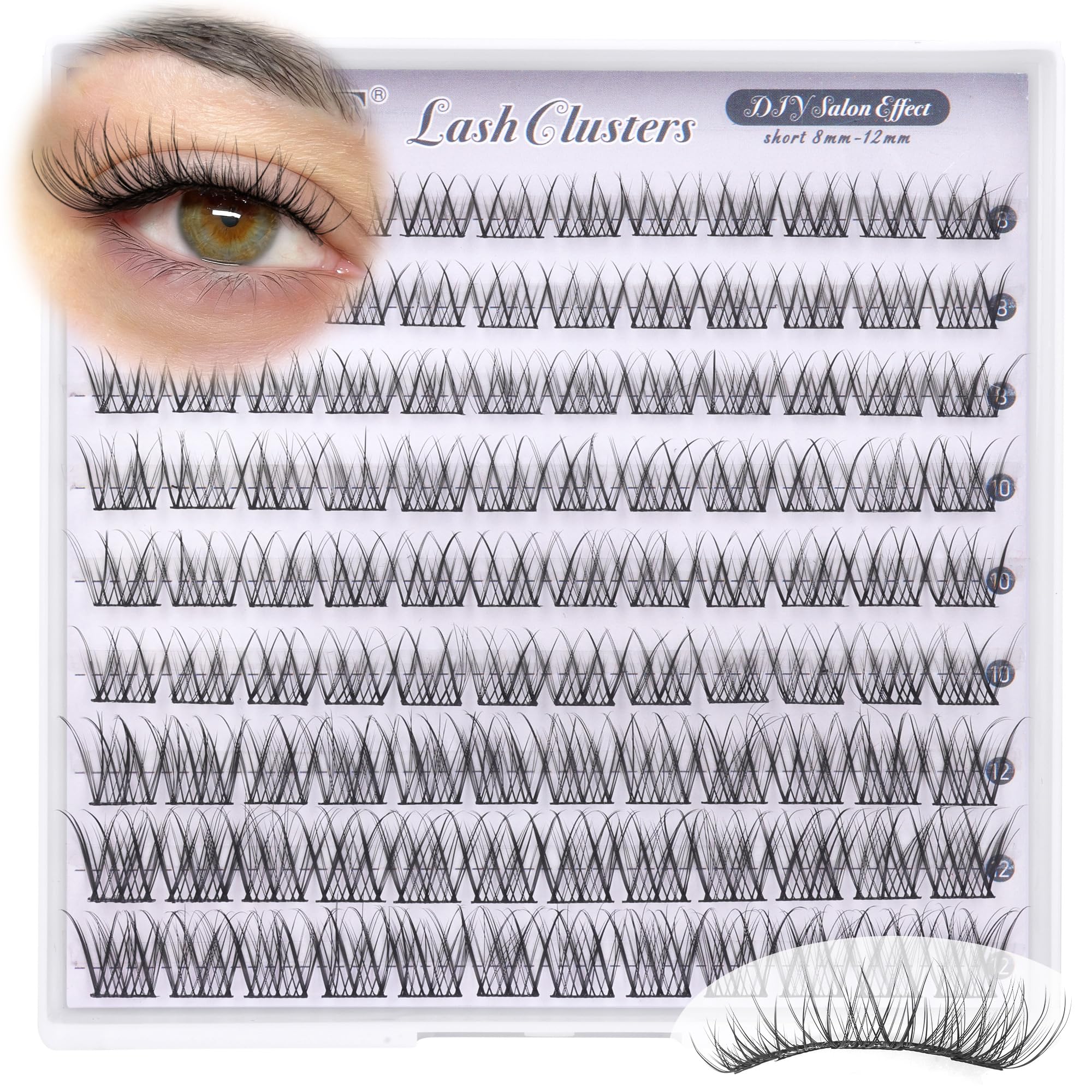 ALICE short lash clusters ideal for quick touch-ups and daily enhancements.