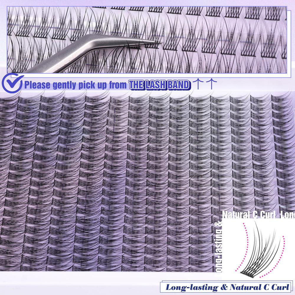 ALICE ultra-thin band lashes provide a wispy finish with day-long comfort.