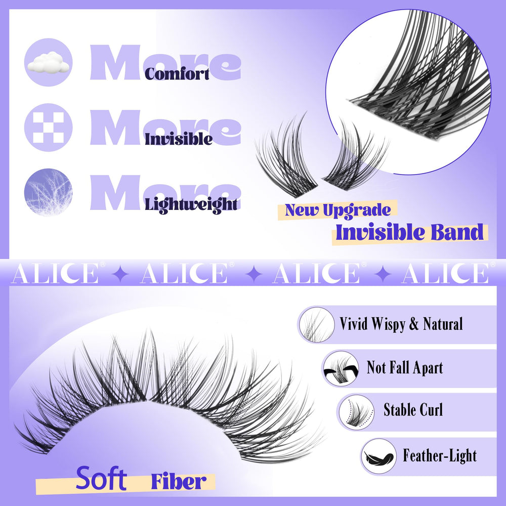 ALICE varied-length clusters 8-16mm to customize your style.