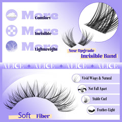 ALICE varied-length clusters 8-16mm to customize your style.