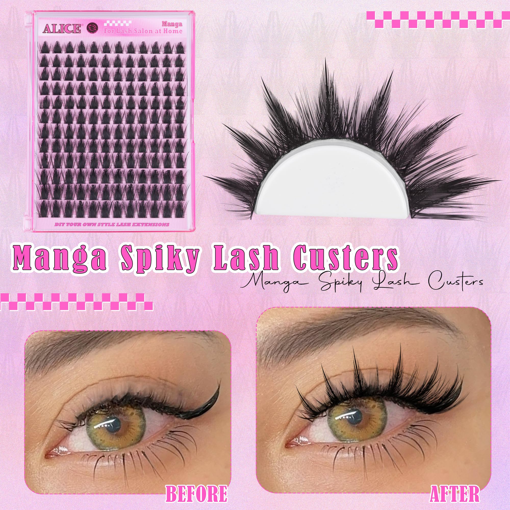 ALICE wispy clusters for soft daily definition and subtle drama.