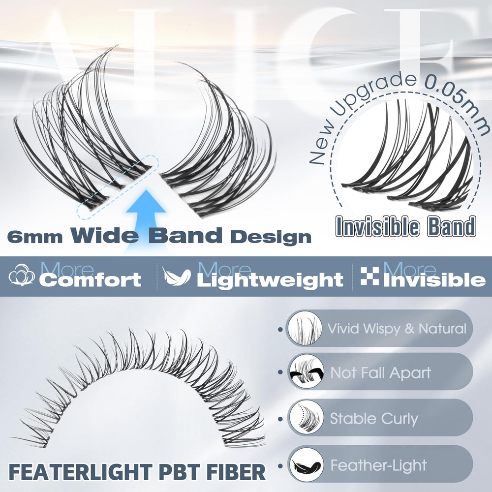ALICE wispy fibers offer lightweight comfort and soft curl.