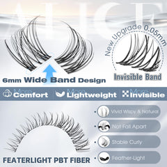 ALICE wispy fibers offer lightweight comfort and soft curl.