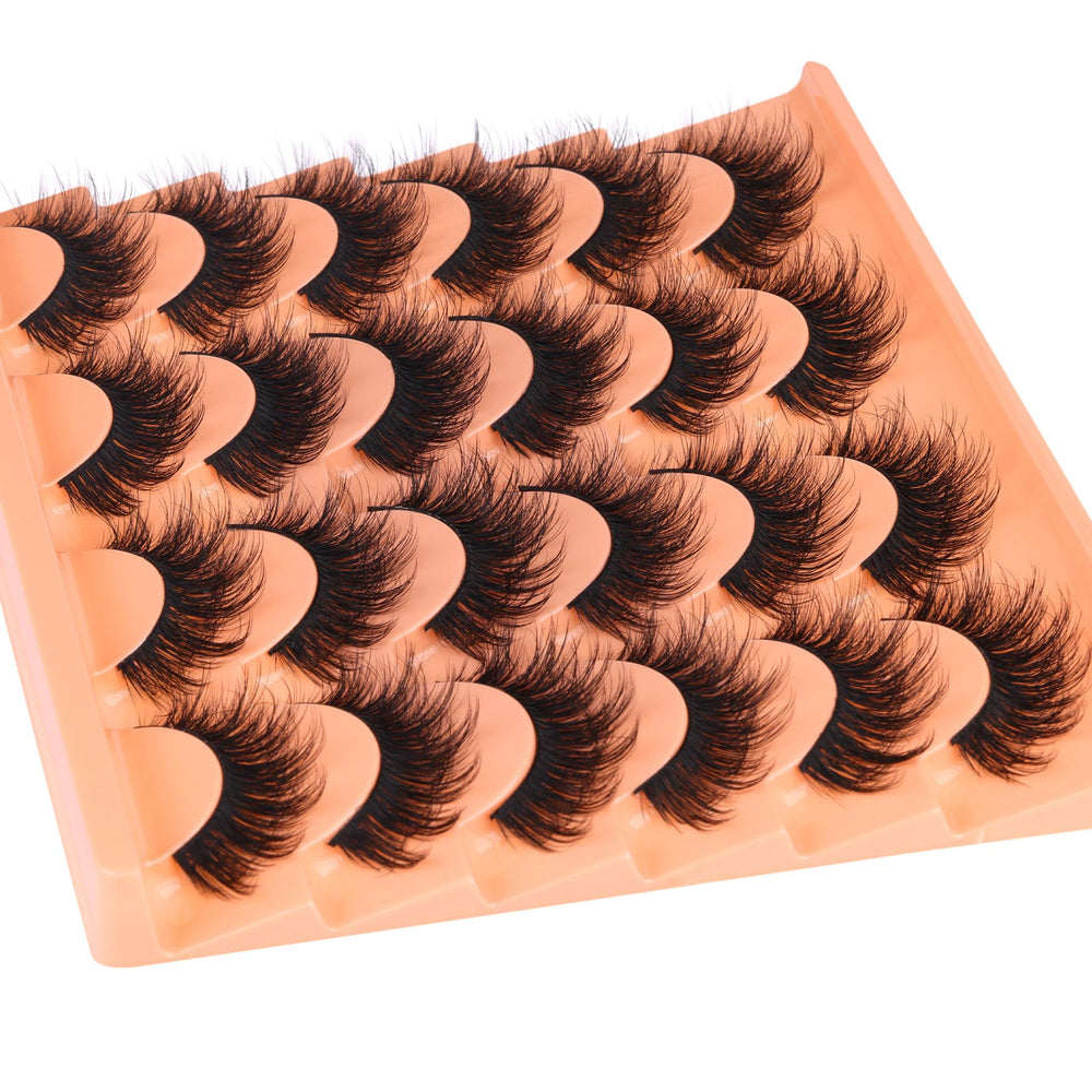 Lightweight synthetic fibers in ALICROWN Fuzzy Eyelashes for comfortable wear.