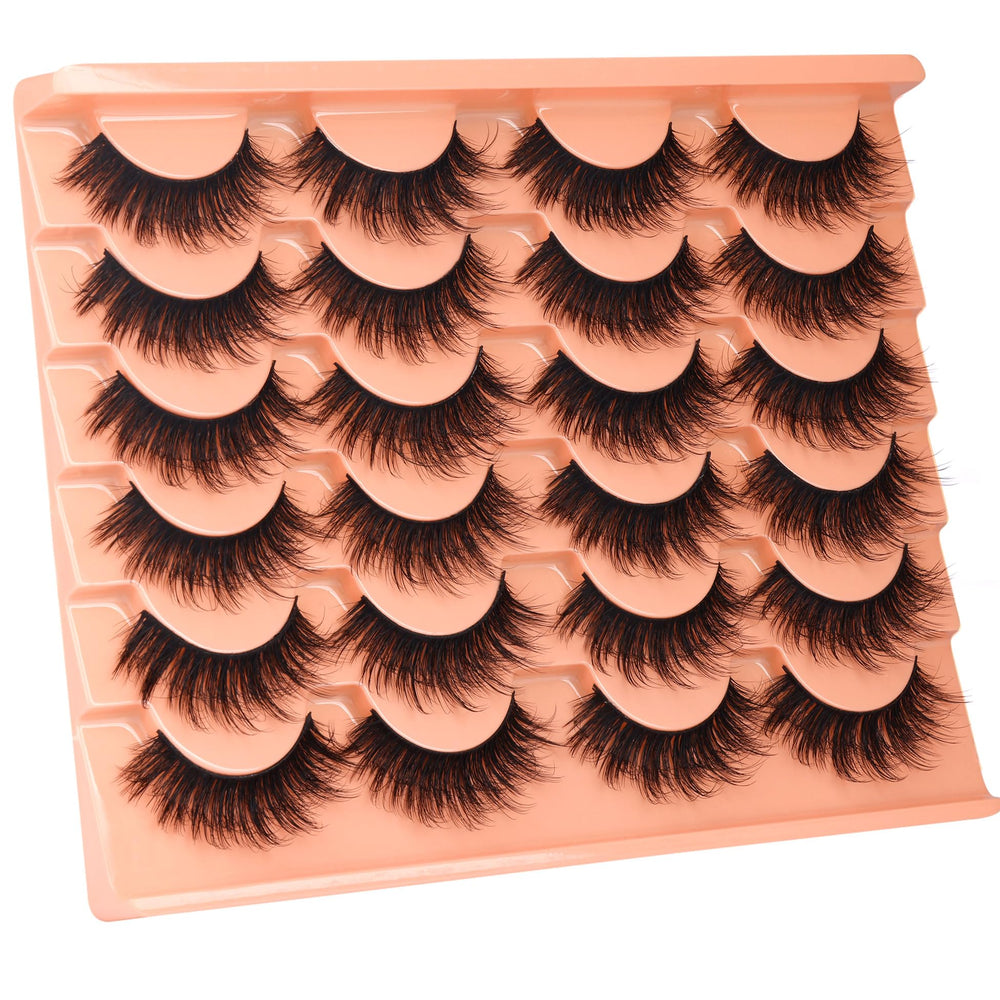 Reusable up to 10 times with care, ALICROWN Fuzzy Eyelashes.