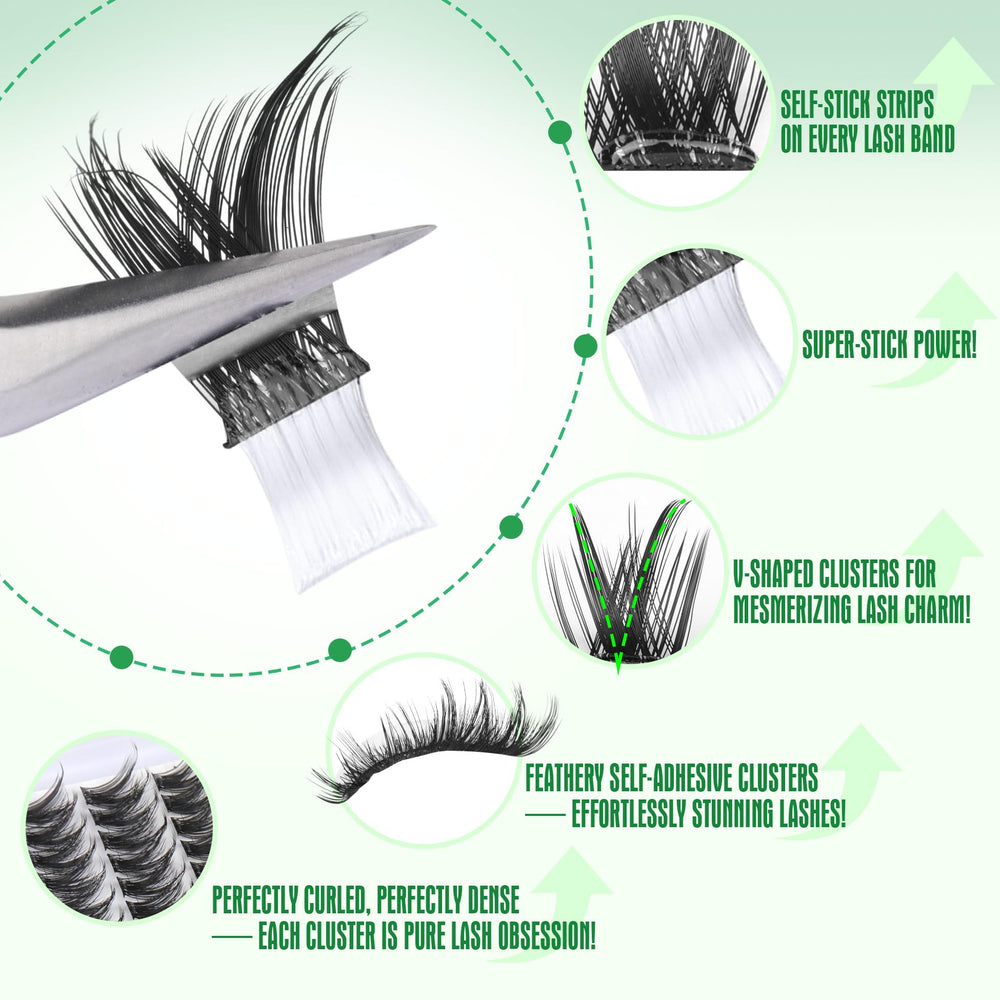 ALICROWN HAIR 16mm clusters add show-stopping length and drama.