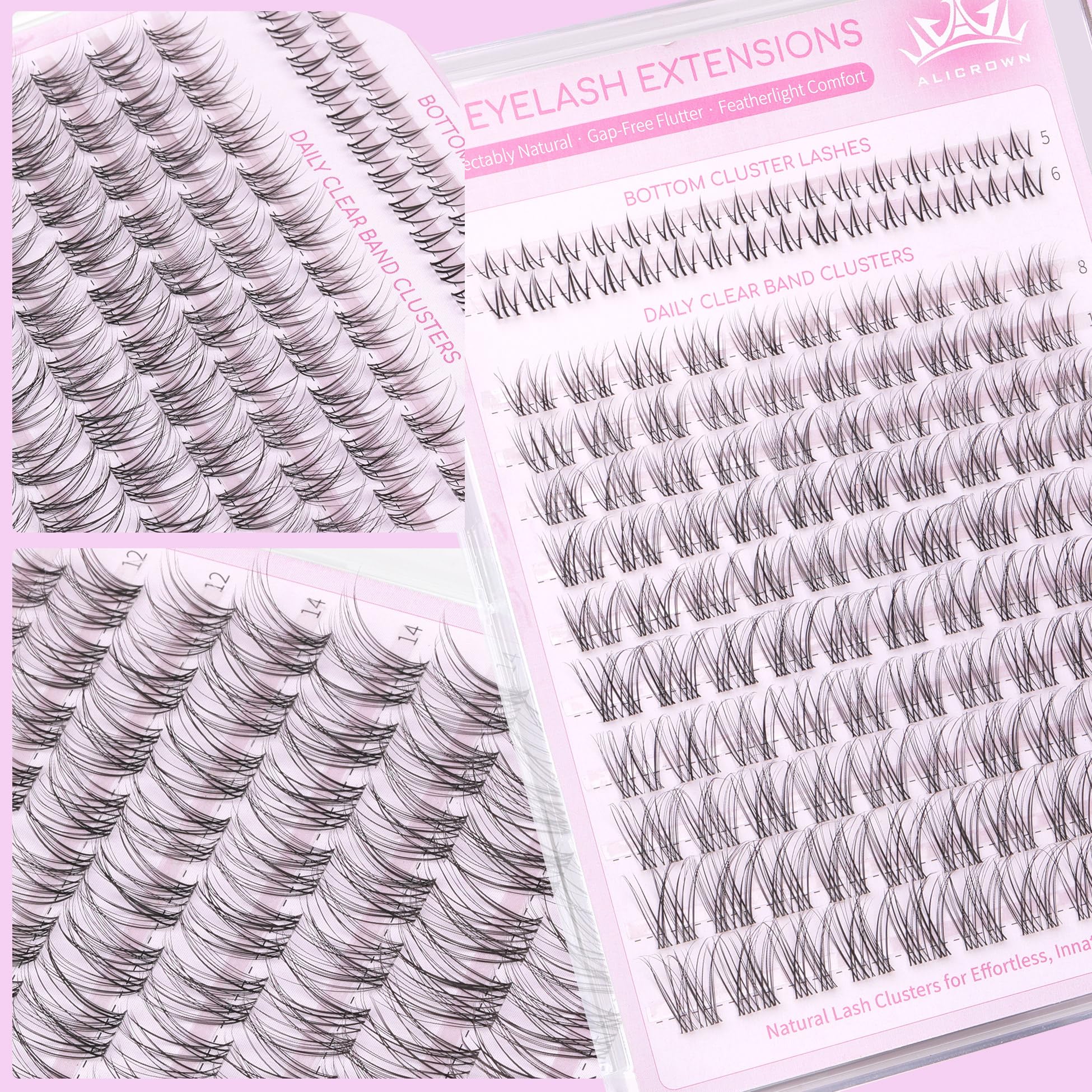 ALICROWN HAIR 360-degree brush applies adhesive evenly and cleanly.