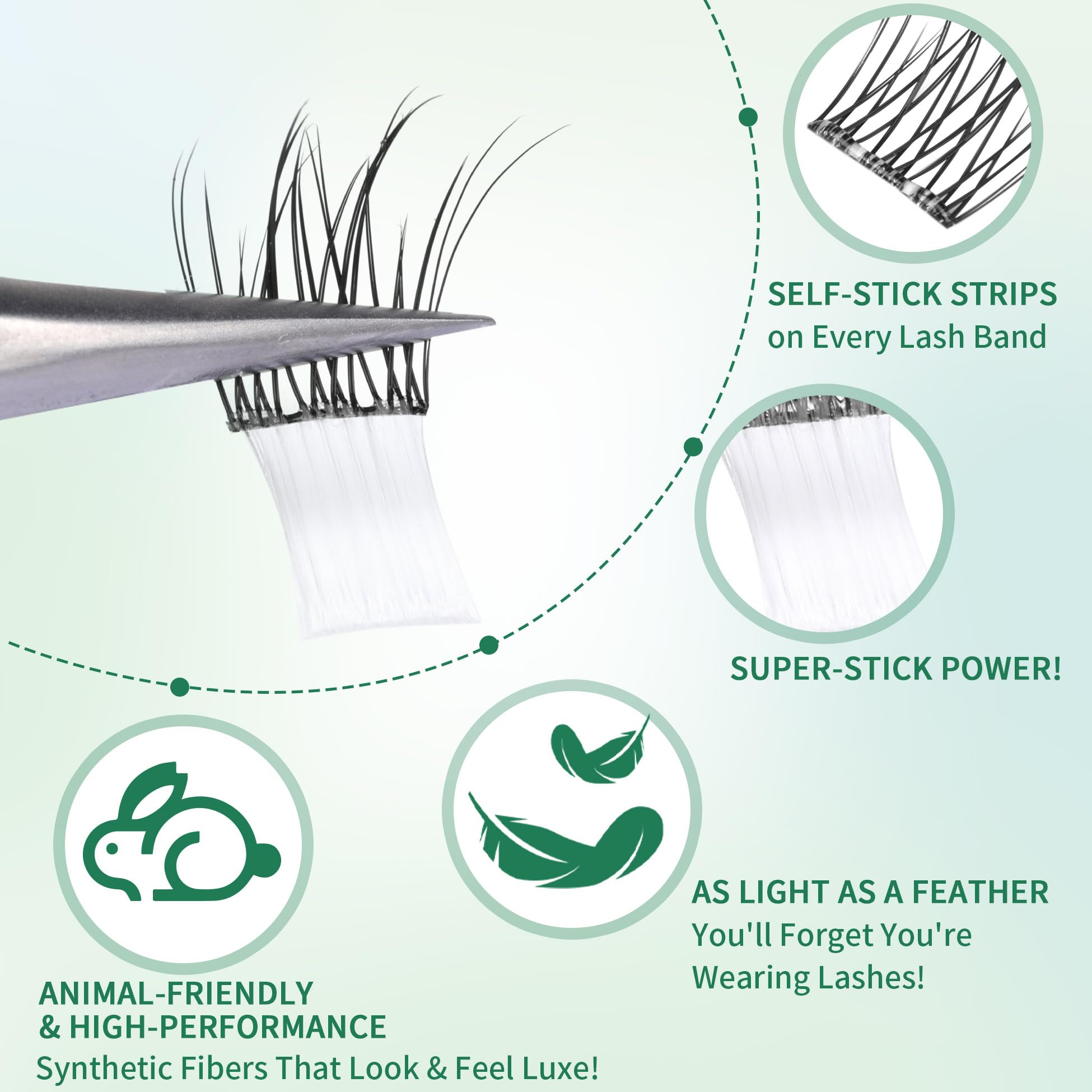 ALICROWN HAIR easy press-on application demonstrated for beginners