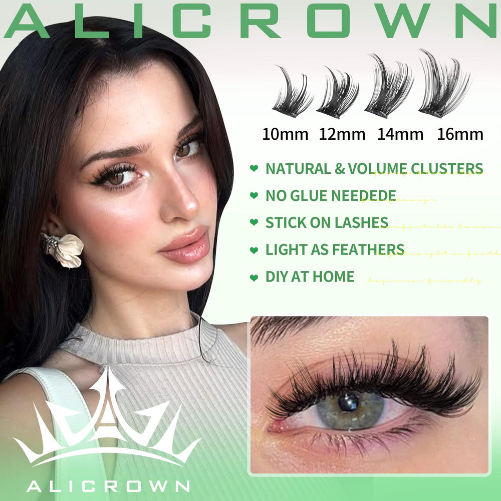 ALICROWN HAIR fluffy dense clusters deliver dramatic volume without clumps.