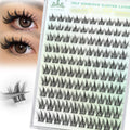 ALICROWN HAIR Manga Lash Clusters – Self-Adhesive Eyelashes 10–16mm, No Glue Needed, 100 Pcs