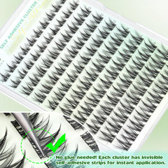 ALICROWN HAIR manga lash clusters 16mm close-up for dramatic anime look.