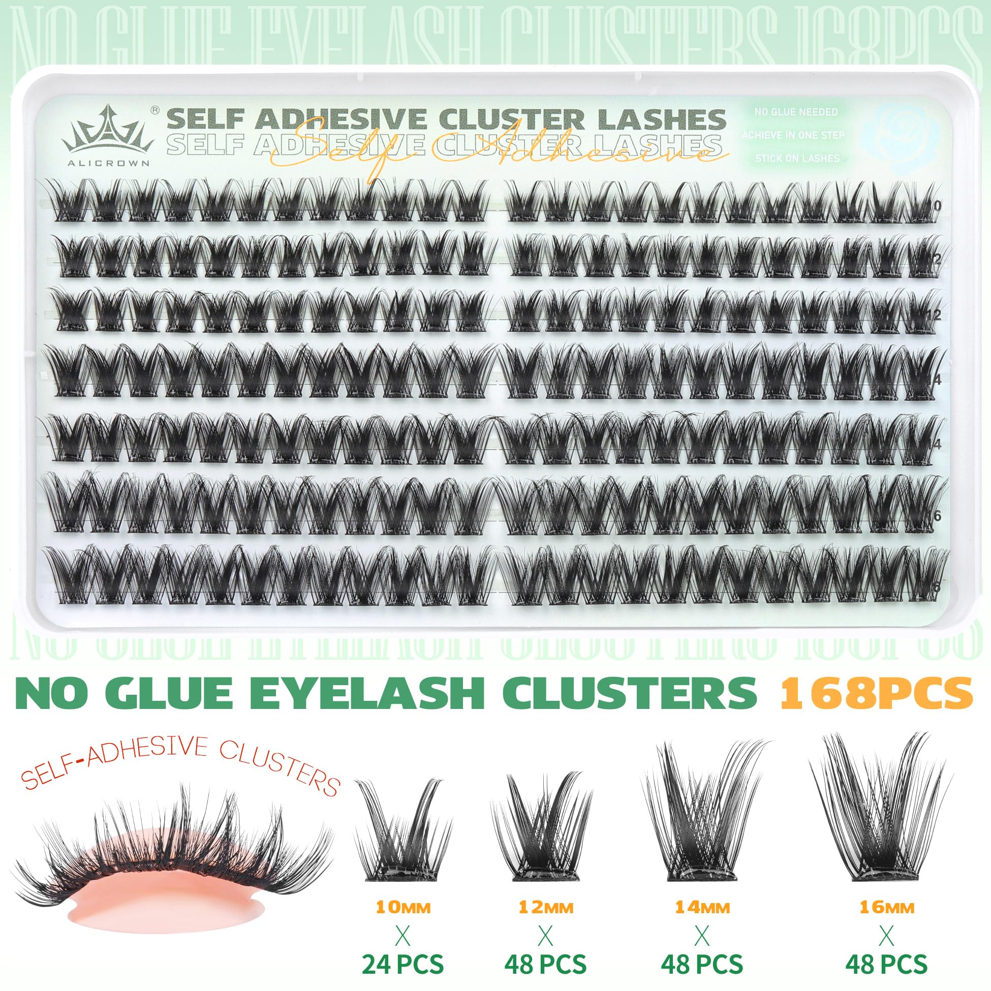 ALICROWN HAIR reusable clusters: remove adhesive strip and switch to traditional glue.