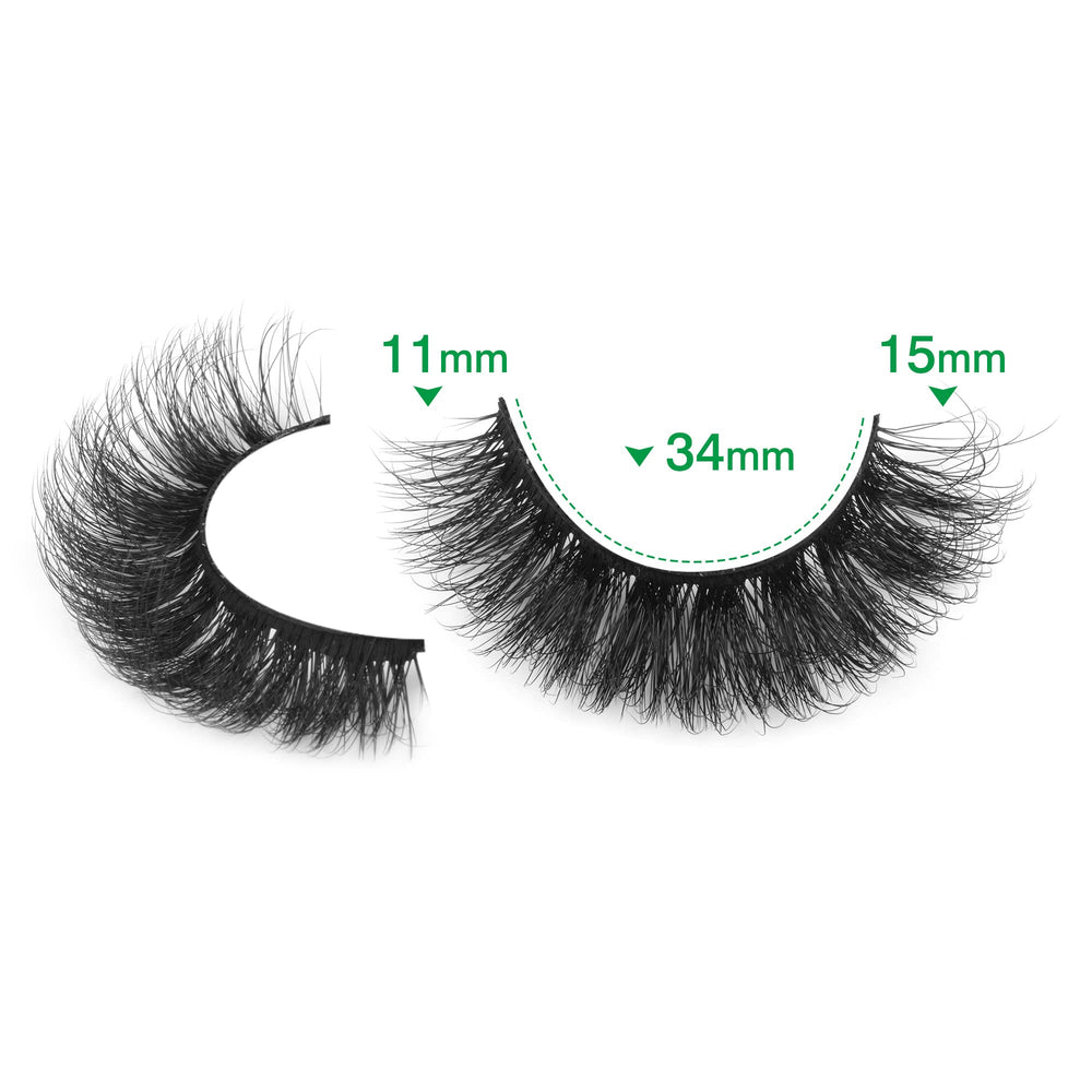 ALICROWN HAIR Reusable lashes lasting up to 10 uses.