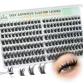 ALICROWN HAIR Self-Adhesive Eyelash Clusters 168Pcs – No Glue, 10–16mm