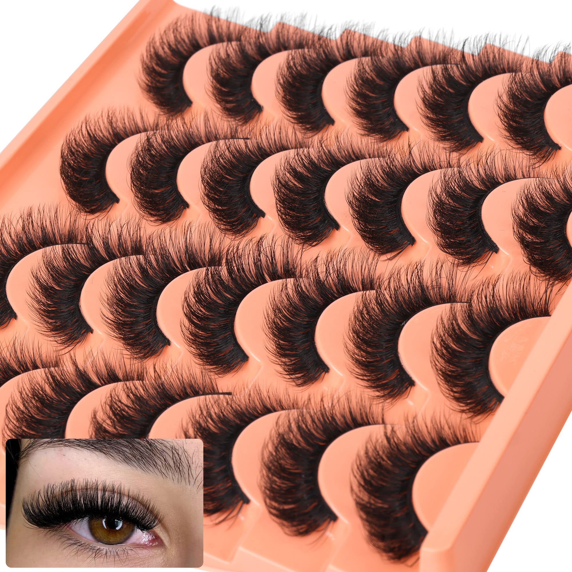 ALICROWN HAIR Short Lashes deliver a natural look for everyday elegance.