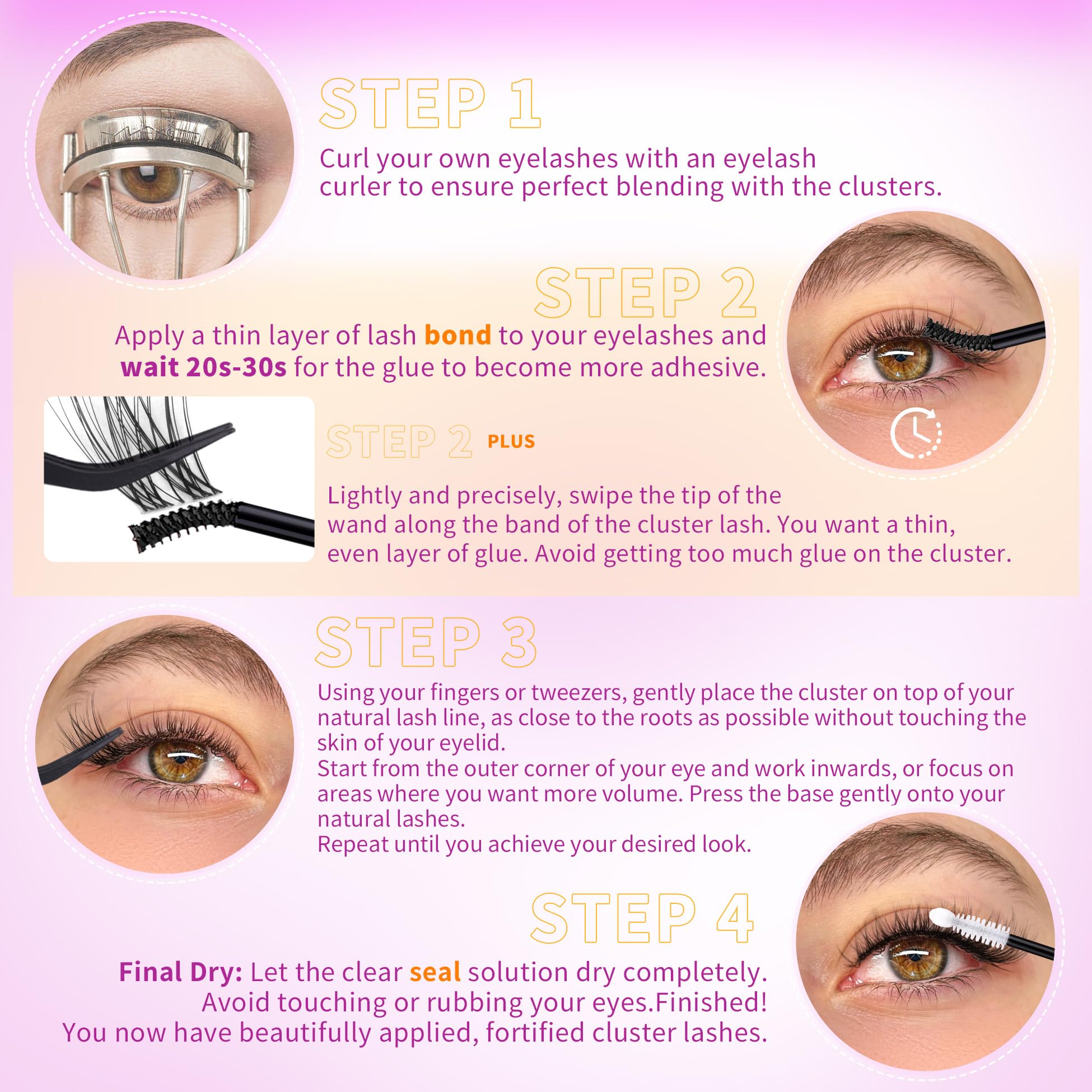 ALICROWN HAIR upgraded lash tweezers with rounded tips for safer, gentler placement.