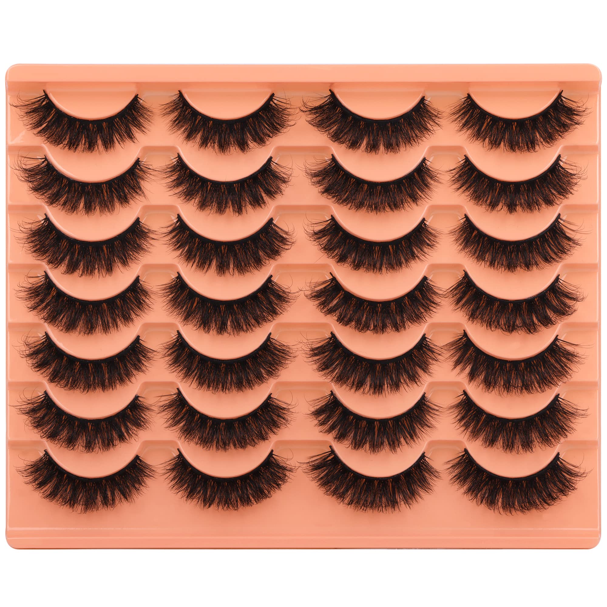 ALICROWN HAIR Wispy cat-eye lashes mimic extensions with a seamless finish.