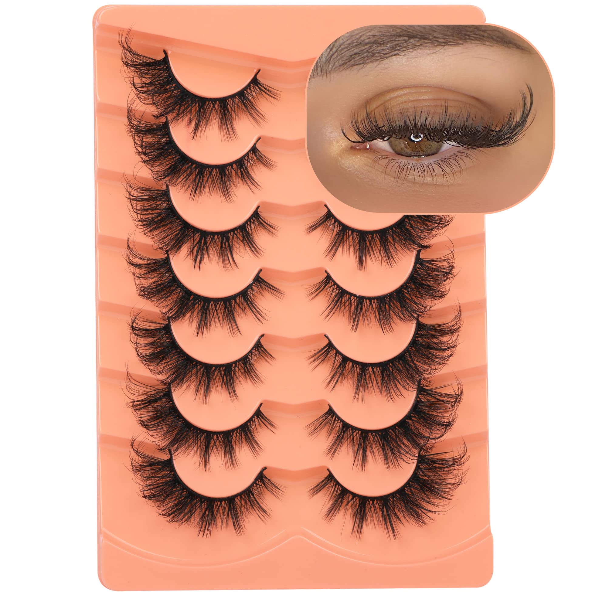 ALICROWN HAIR seven-pair set—versatile lashes for many looks