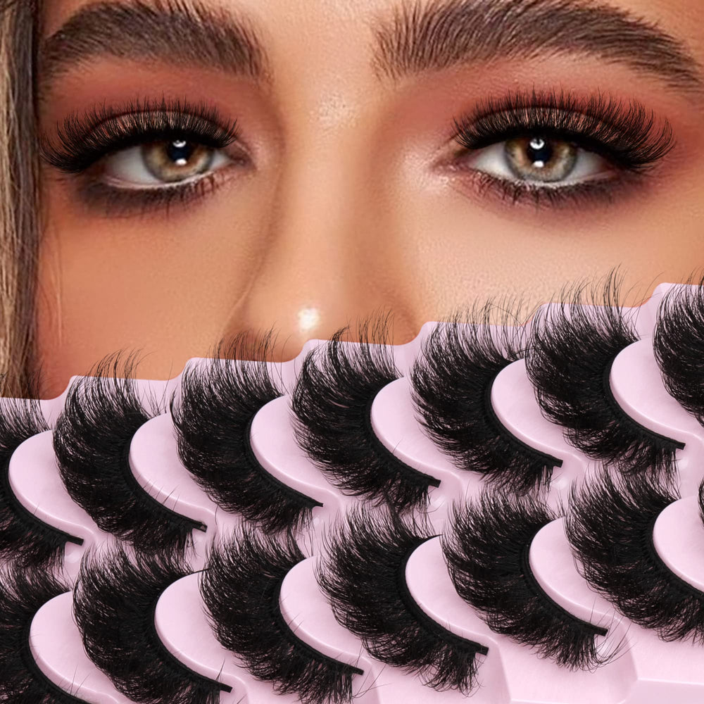 ALICROWN HAIR Lashes add glam for night outs or performances.