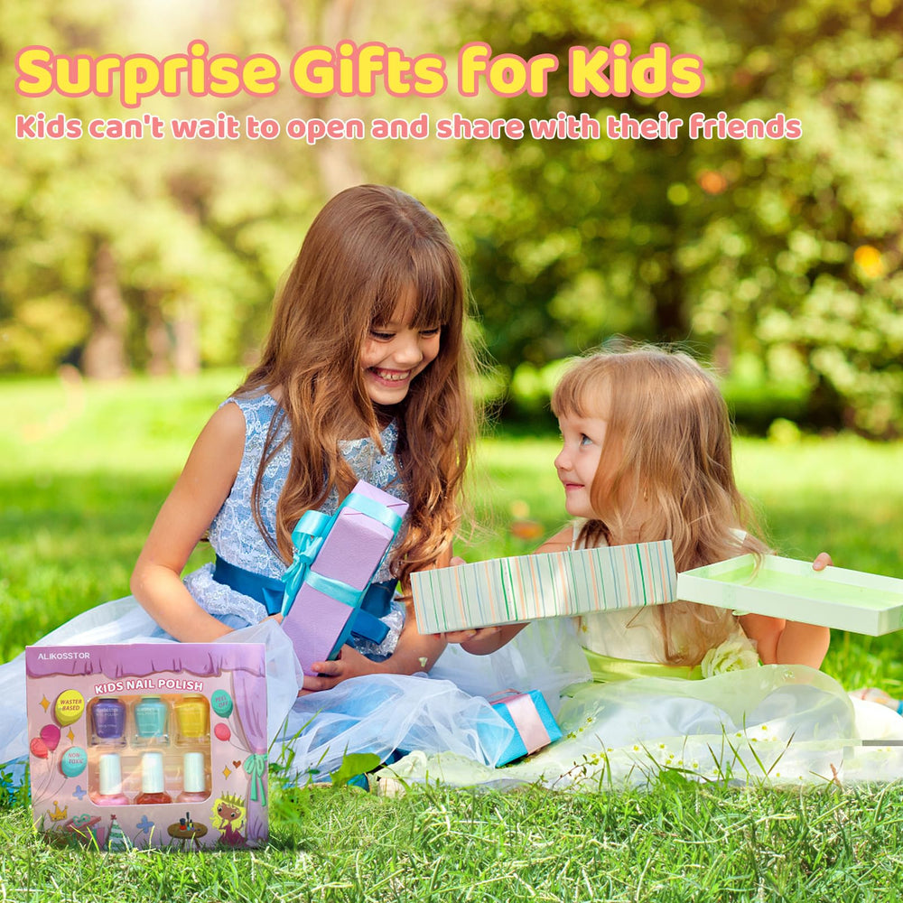 ALIKOSSTOR esmalte infantil para fiestas, ideal para niñas de 5 años.