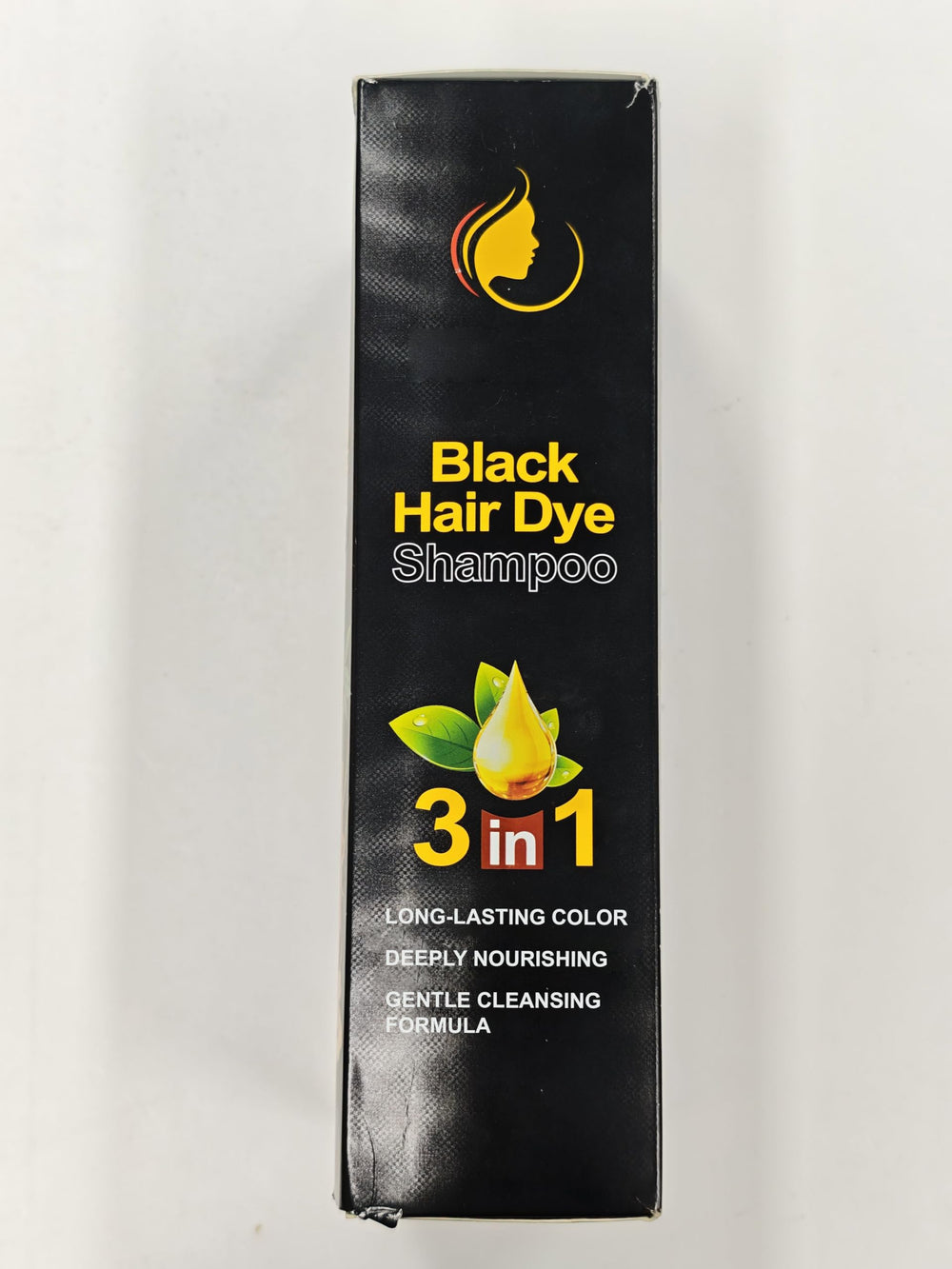 ALIVER Champú Tinte para Cabello Negro – coloración de negro intenso con enjuague fácil.