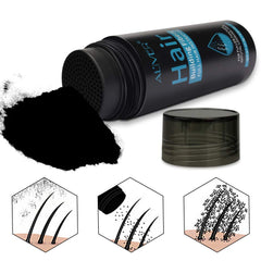 ALIVER fibras capilares tono marrón oscuro para un acabado natural.
