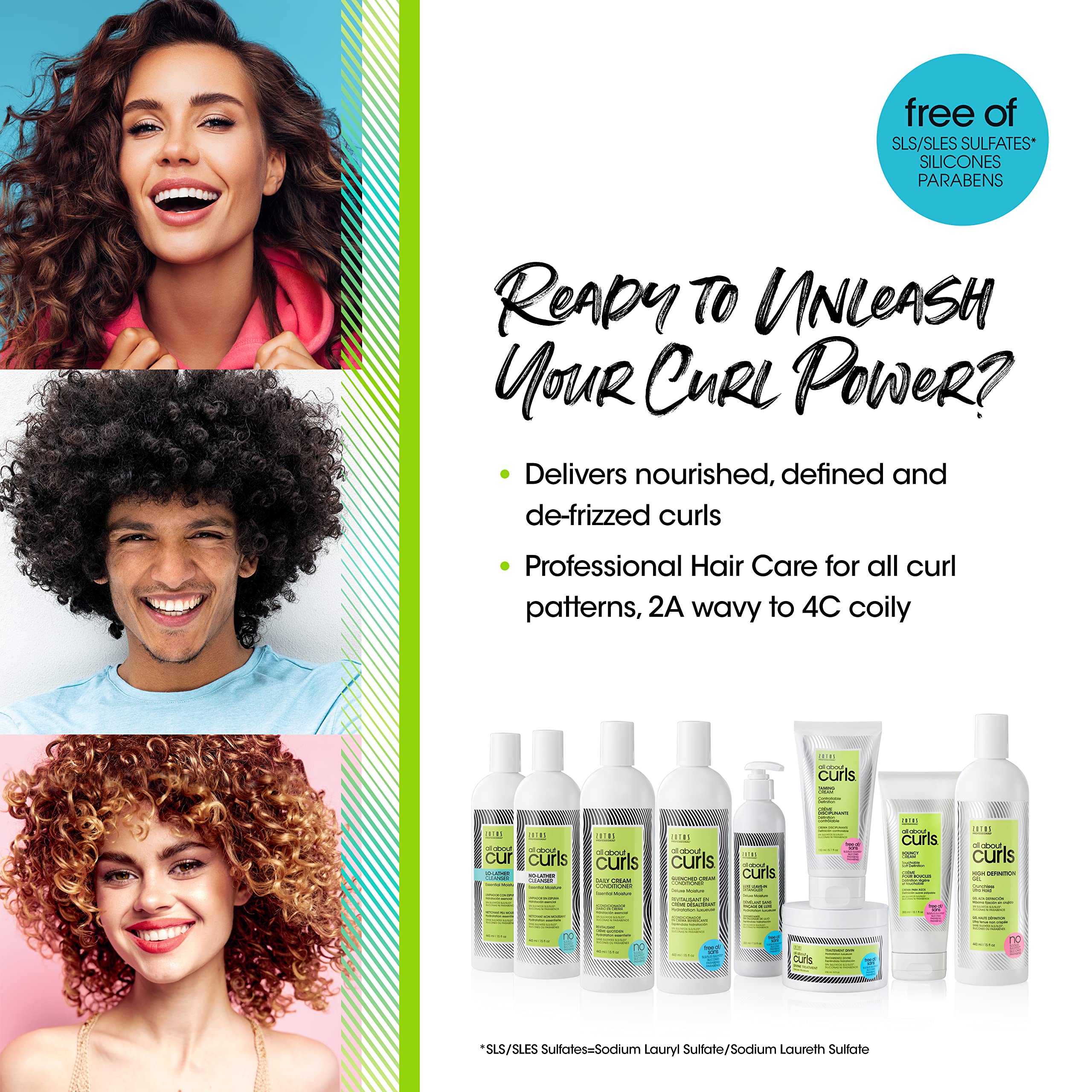 ALL ABOUT CURLS Bouncy Cream ayuda a controlar el encrespamiento sin apelmazar