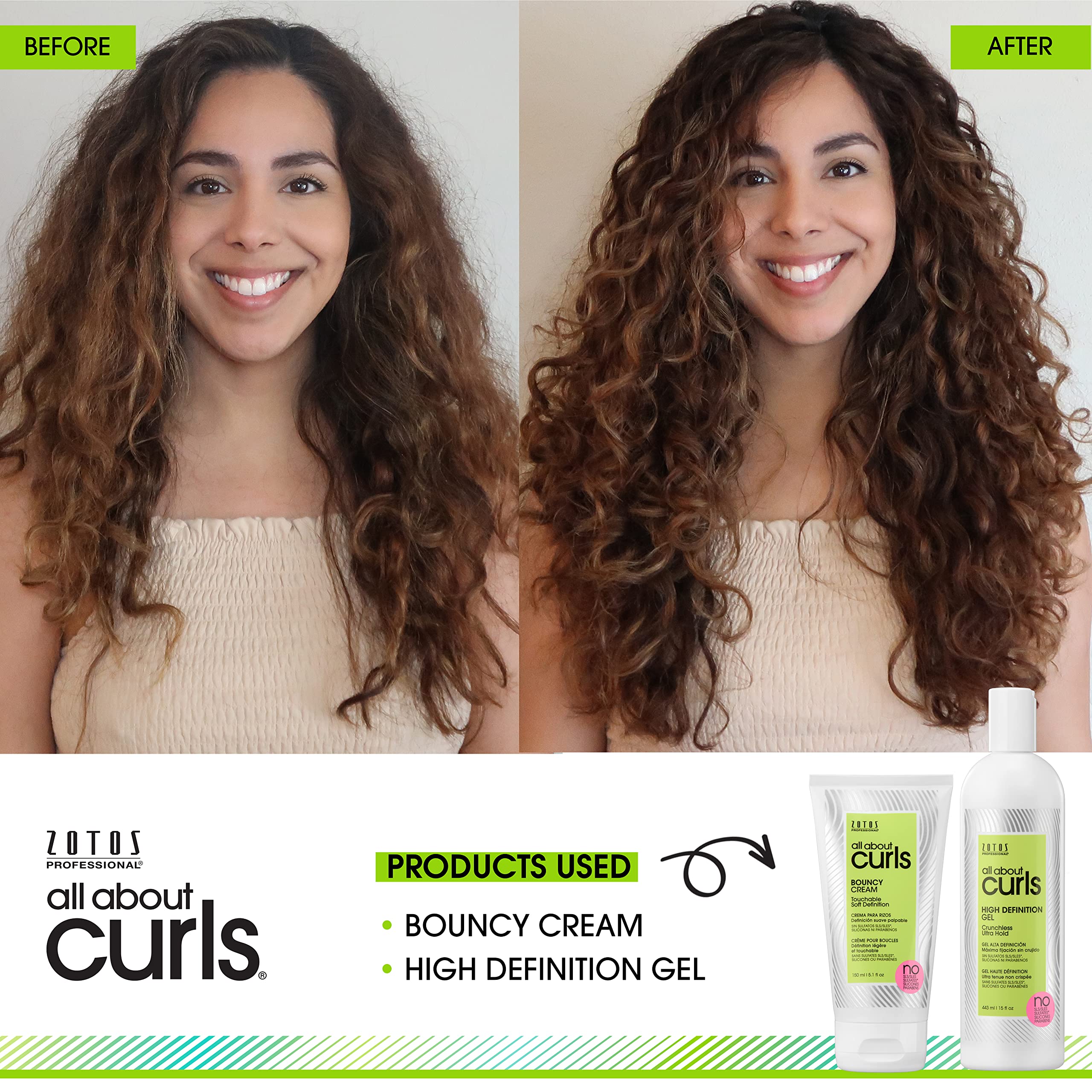 All About Curls Bouncy Cream texture close-up showing rich moisture