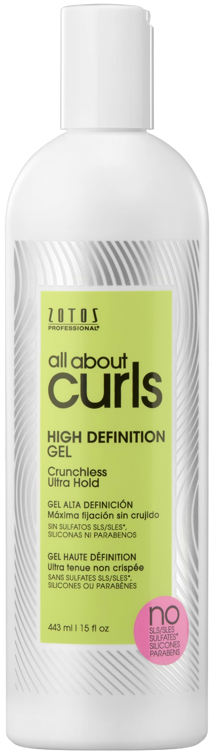 Gel ALL ABOUT CURLS para definición ultra sin crujido en bote de 15oz