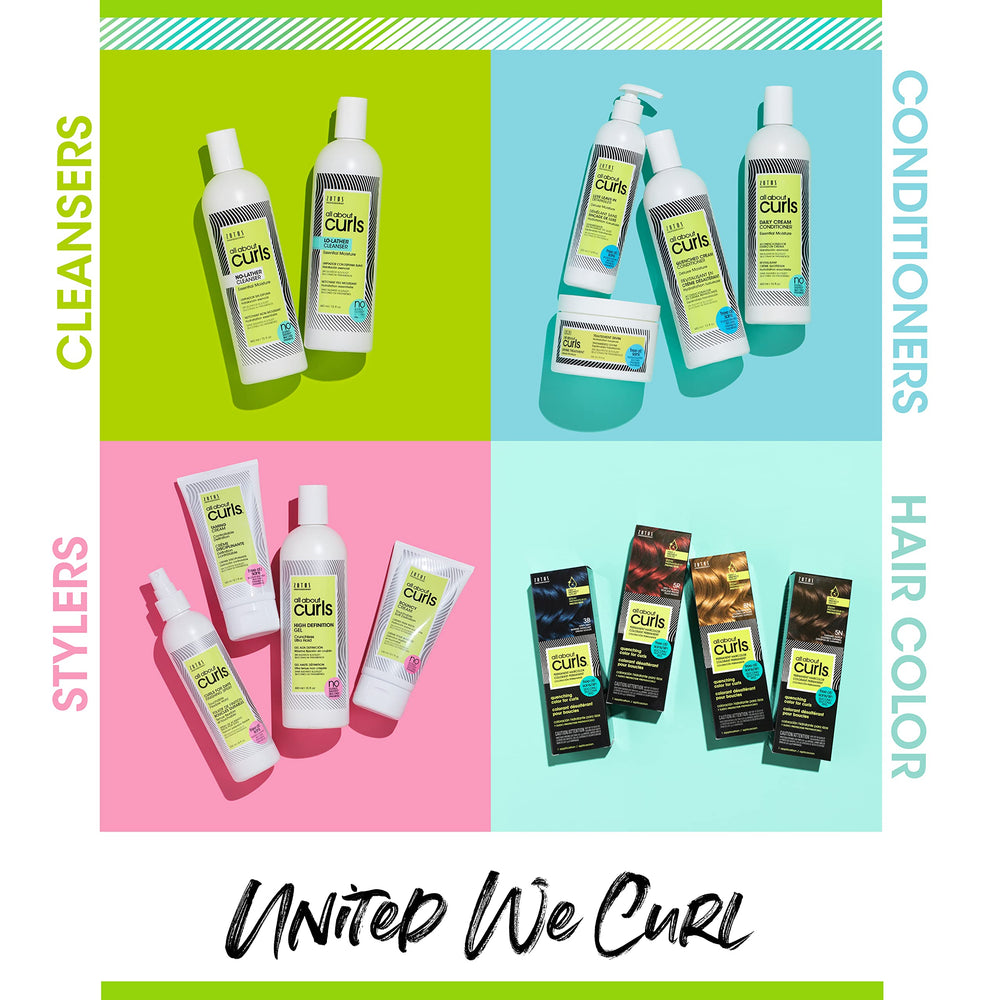 ALL ABOUT CURLS Lo-Lather Cleanser: color-seguro para cabello teñido