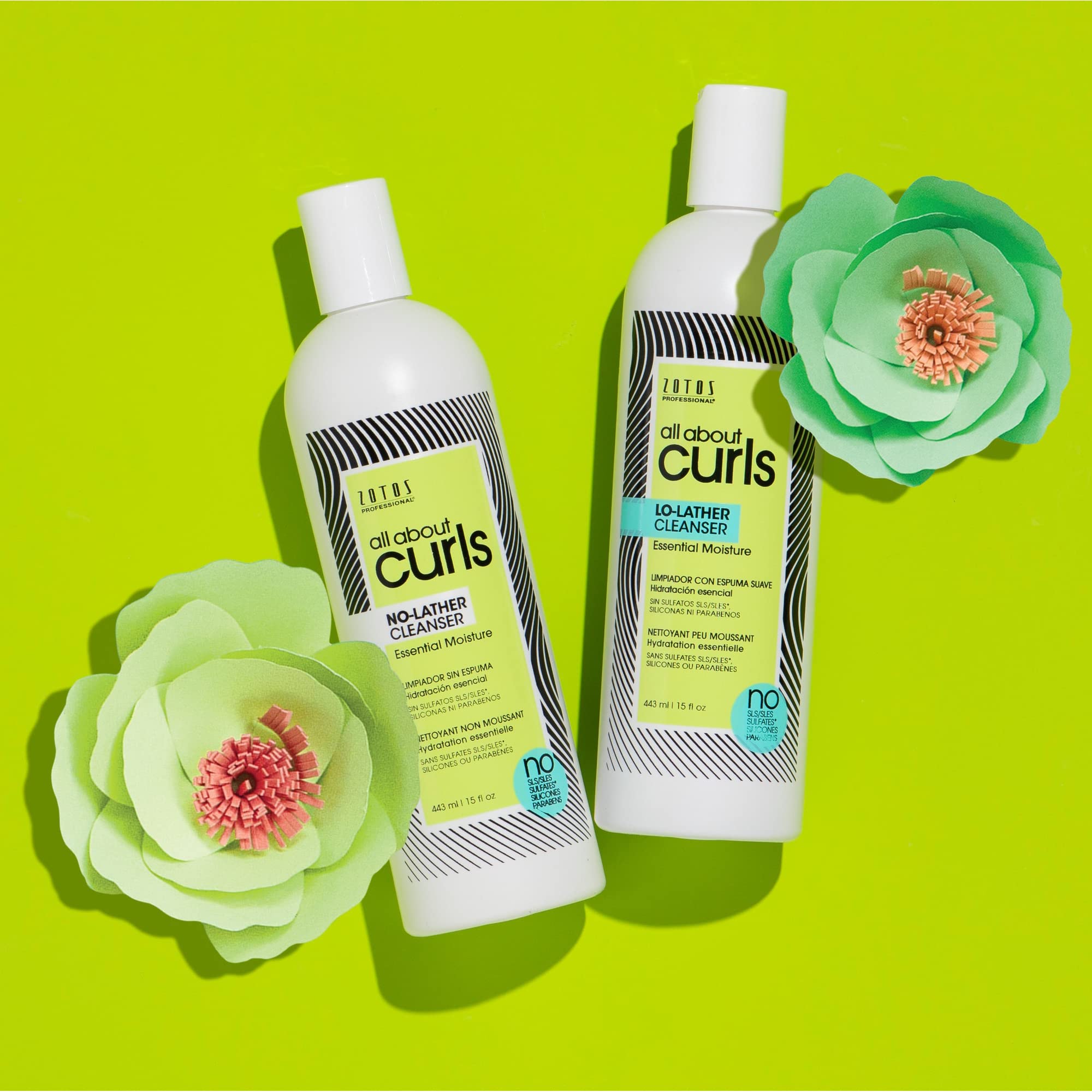 ALL ABOUT CURLS Lo-Lather Cleanser: libre de sulfatos para brillo natural