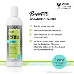 ALL ABOUT CURLS Lo-Lather Cleanser: textura suave para lavado ligero