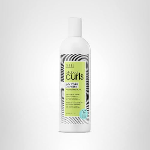 cabello teñido seguro para color con limpieza suave de rizos