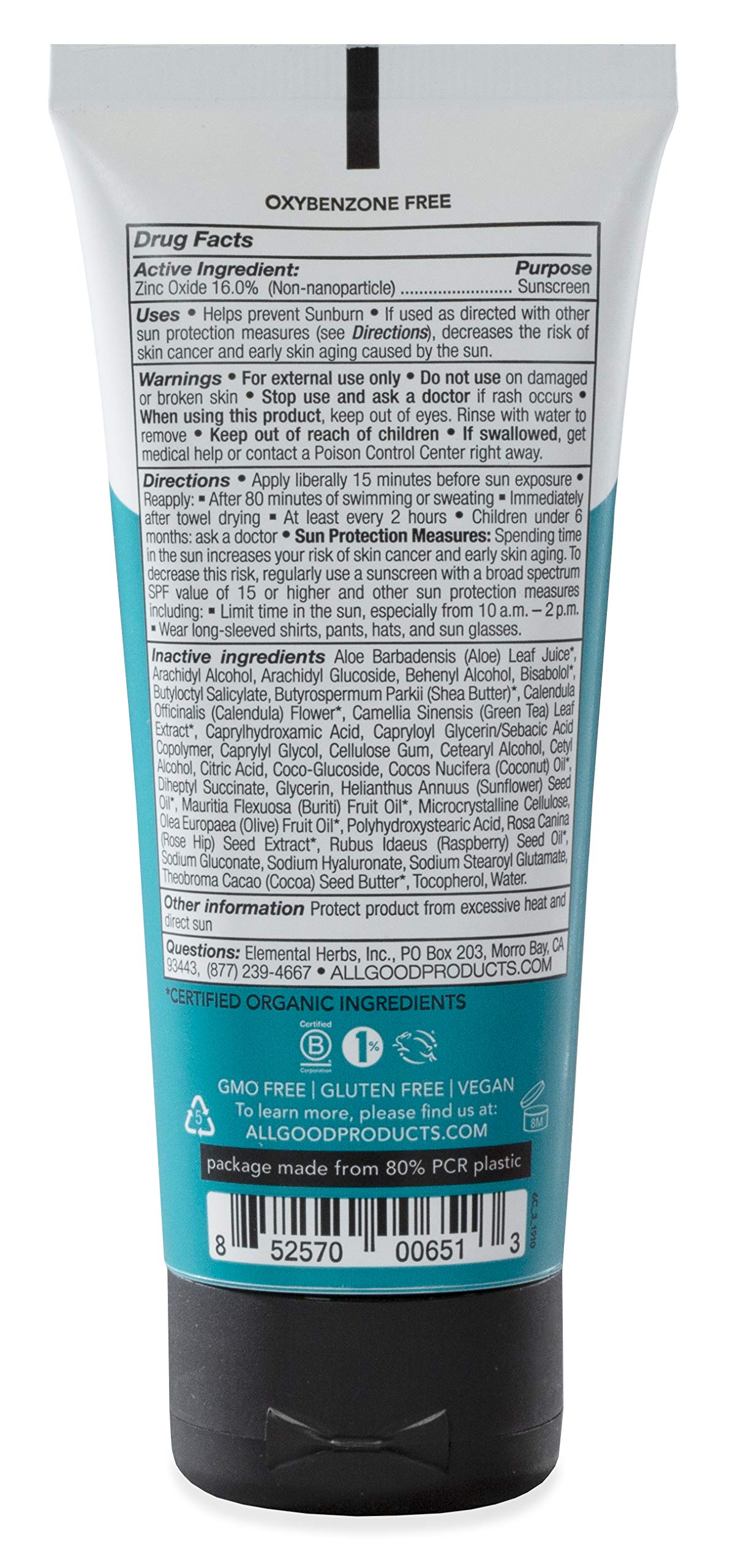 Water-resistance icon highlights 80-minute protection for sweat and swimming.