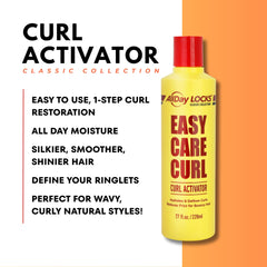 AllDay Locks Aplicación Fácil para Rizos Húmedos: definición ligera y humedad duradera.