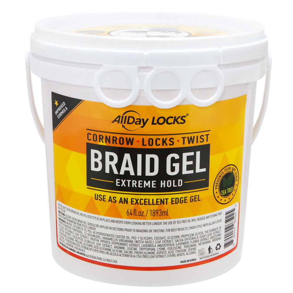 AllDay Locks Braid Gel Braids Twist delivers defined, frizz-free styling with lasting shine.