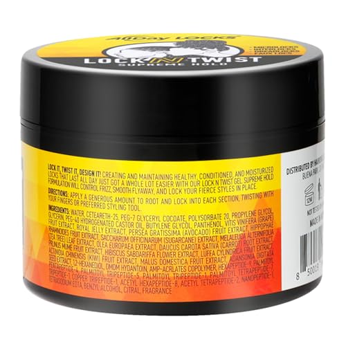 AllDay Locks Control frizz y brillo sin residuo para un acabado suave.