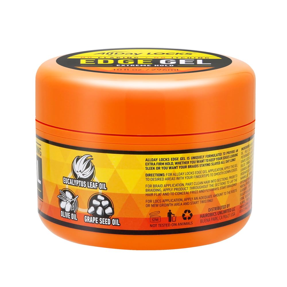 AllDay Locks Edge Gel aplicación fácil para bordes suaves y definidos.