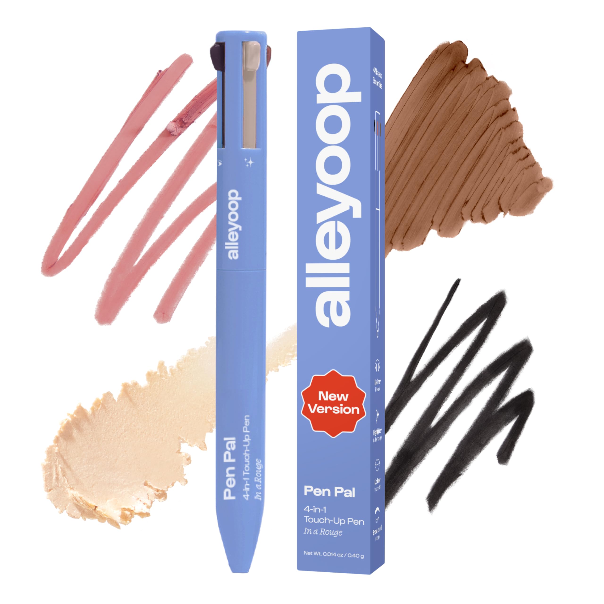 Alleyoop Pen Pal delineador ojos, delineado preciso y duradero para todo el día.