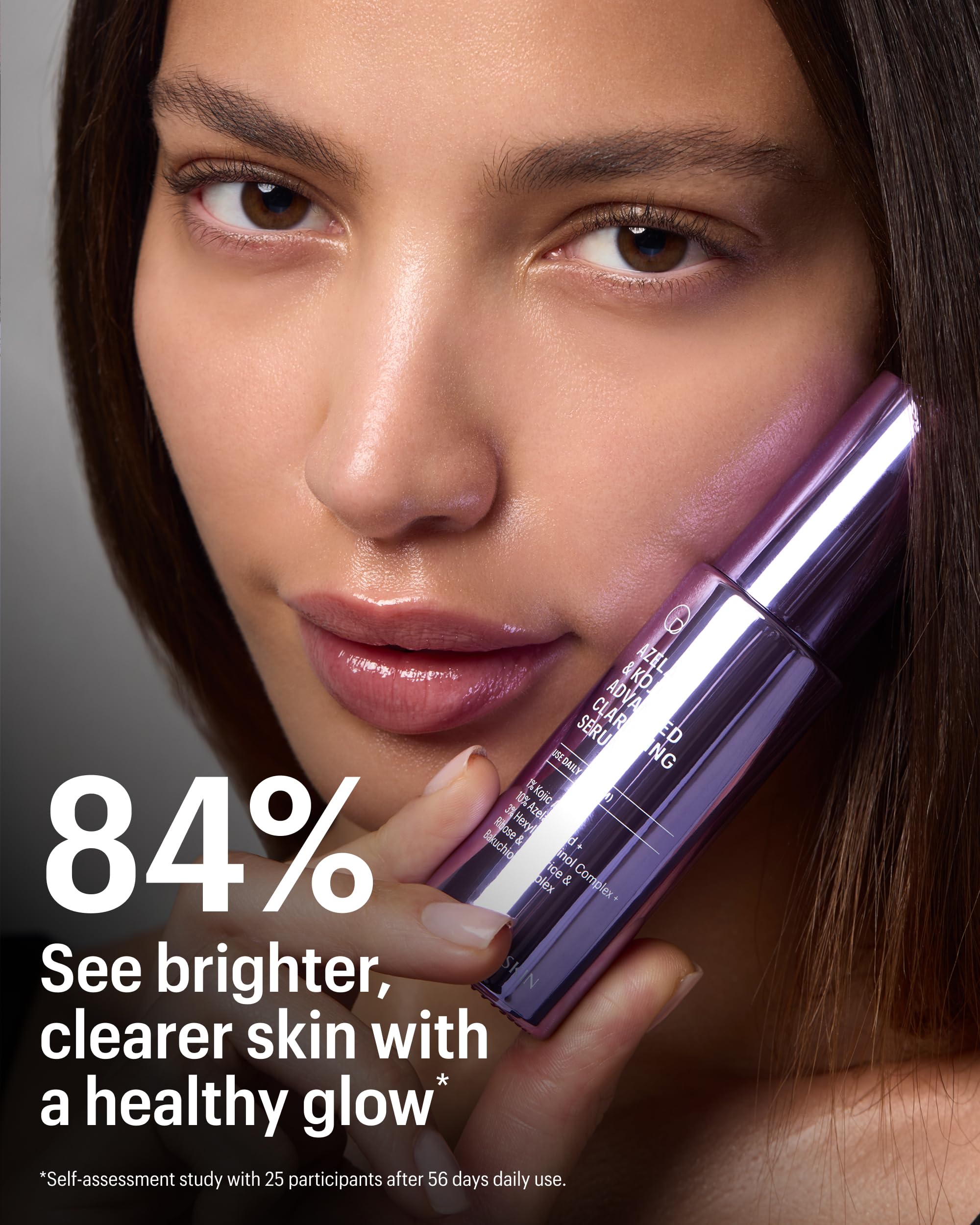 Allies of Skin serum texture close-up demonstrates gentle exfoliation